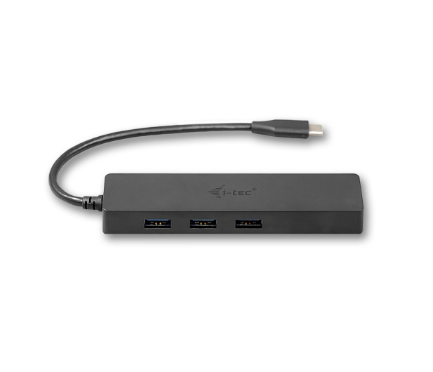 I-TEC USB-C Slim LAN HUB 3x USB 3.0 RJ-45 10/100/1000 Mb/s C31GL3SLIM - 518378 - zdjęcie 2